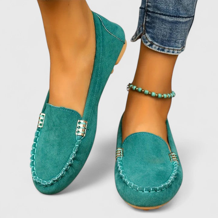Karin | Ortopediska Loafers med Metalldetalj
