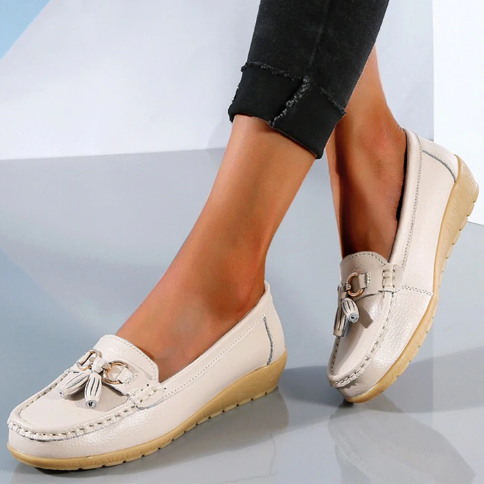 Annika | Flexibla Ortopediska Loafers med Kardborre