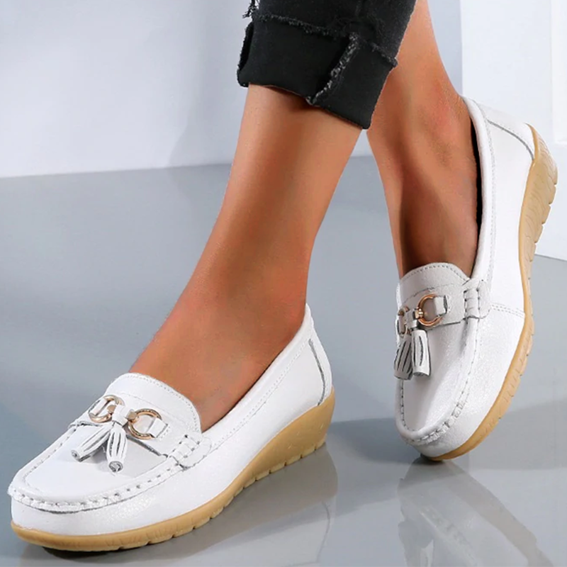 Annika | Flexibla Ortopediska Loafers med Kardborre