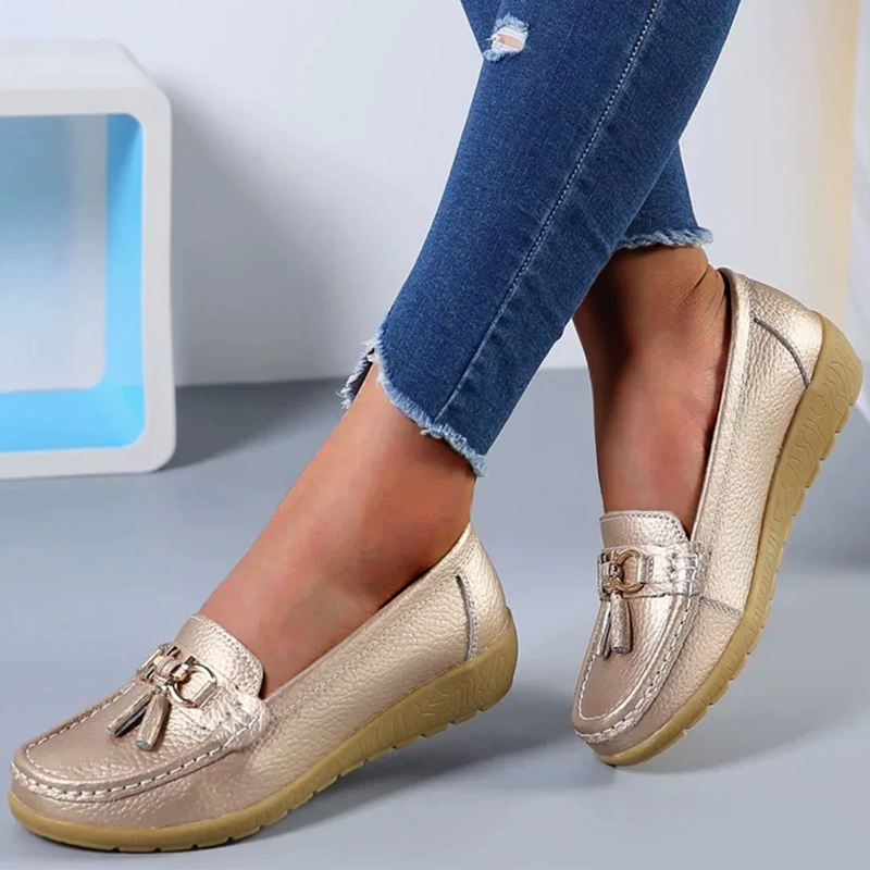 Annika | Flexibla Ortopediska Loafers med Kardborre
