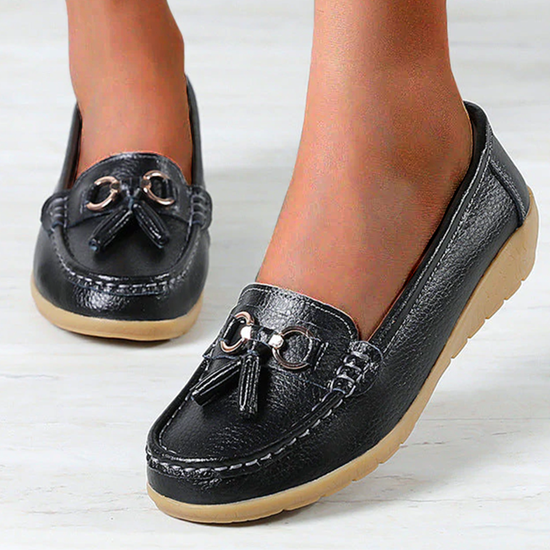 Annika | Flexibla Ortopediska Loafers med Kardborre