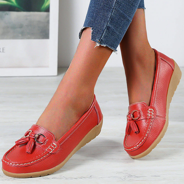 Annika | Flexibla Ortopediska Loafers med Kardborre