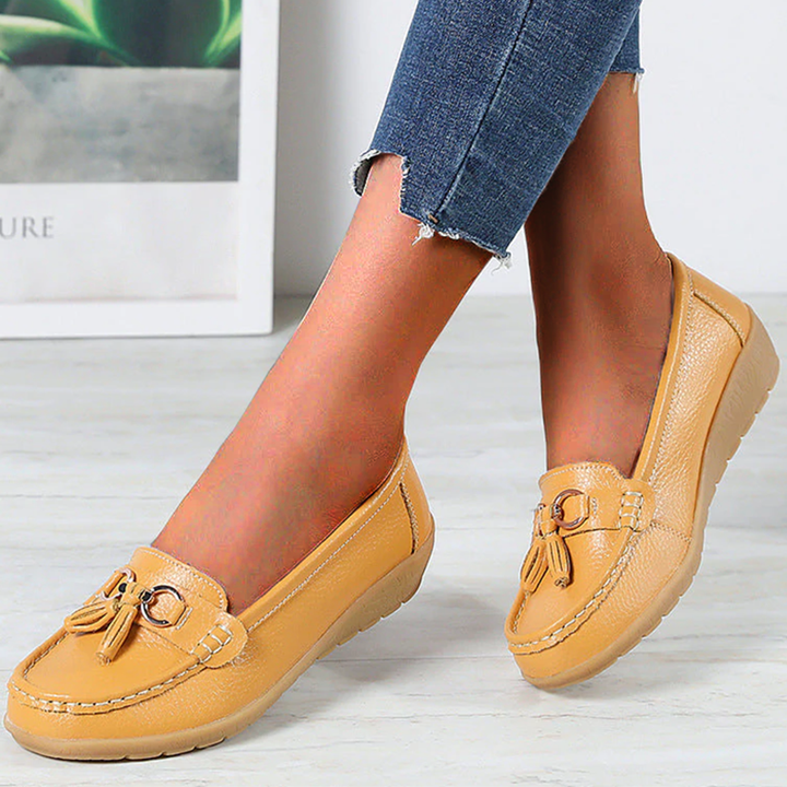 Annika | Flexibla Ortopediska Loafers med Kardborre