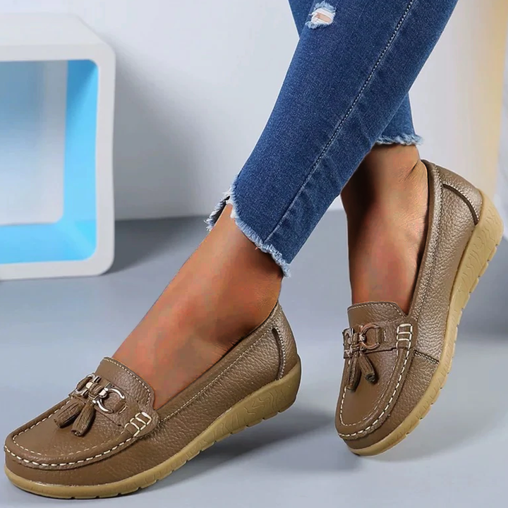 Annika | Flexibla Ortopediska Loafers med Kardborre