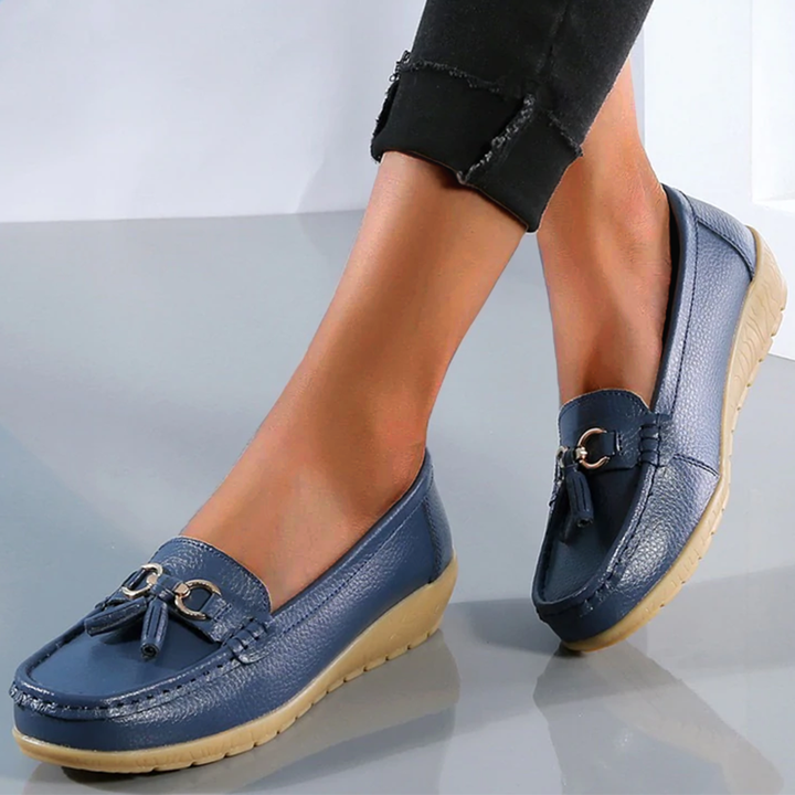 Annika | Flexibla Ortopediska Loafers med Kardborre