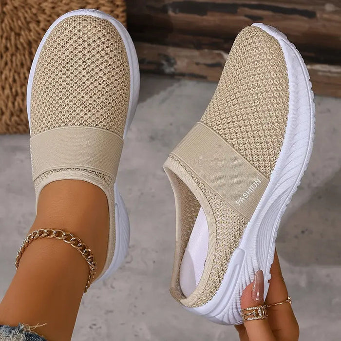 Lätta Sneakers med Kardborre och Mesh