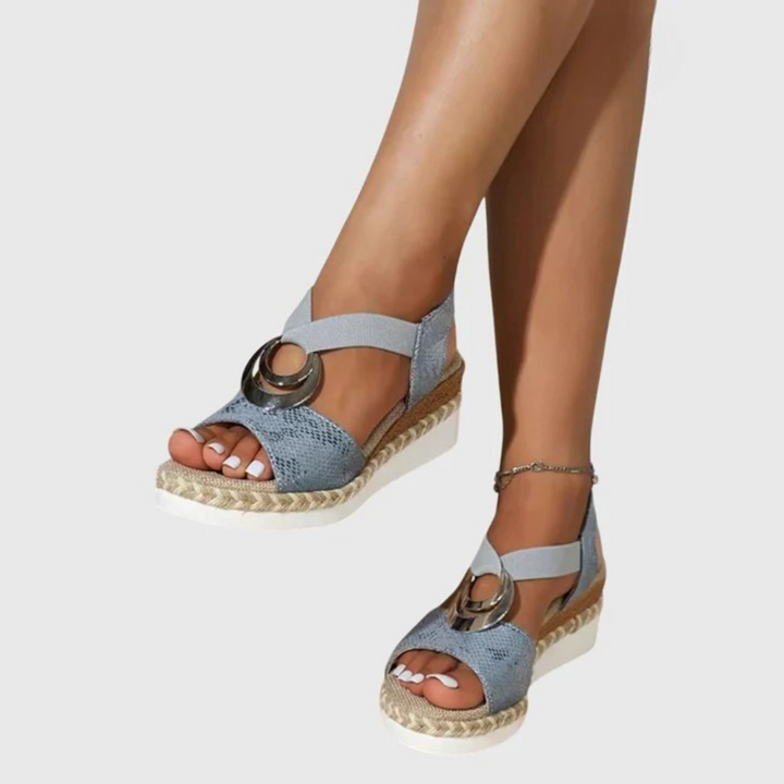 Anna | Trendiga Ortopediska Sandaler med Justerbar Rem
