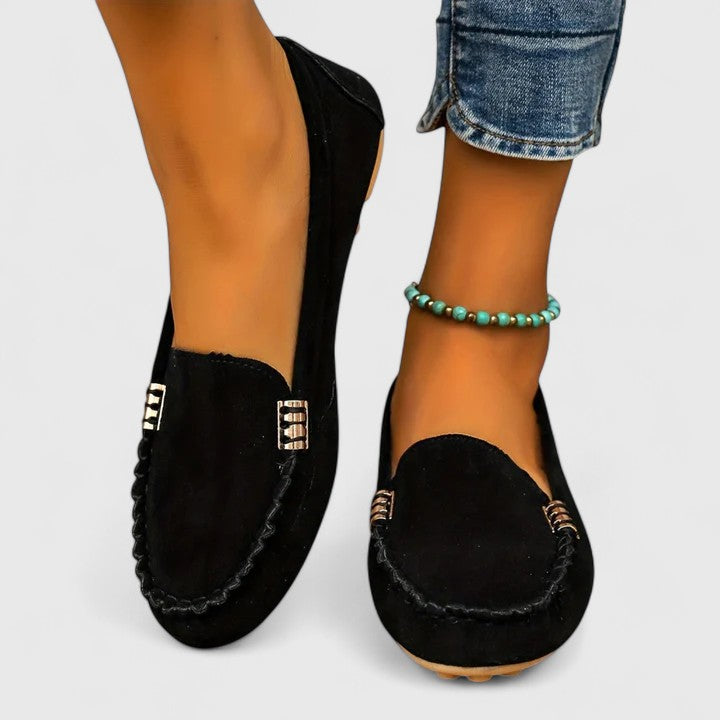 Karin | Ortopediska Loafers med Metalldetalj