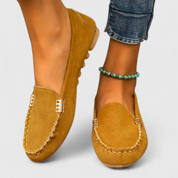 Karin | Ortopediska Loafers med Metalldetalj