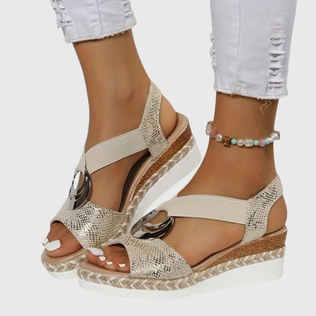 Anna | Trendiga Ortopediska Sandaler med Justerbar Rem
