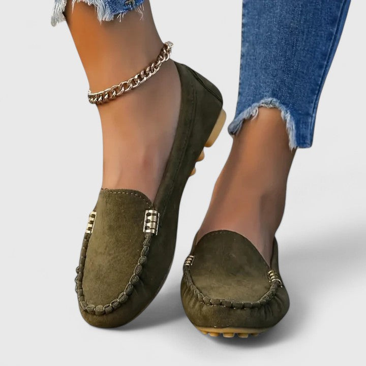 Karin | Ortopediska Loafers med Metalldetalj