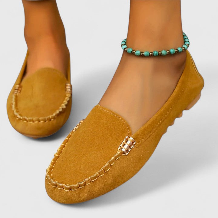Karin | Ortopediska Loafers med Metalldetalj