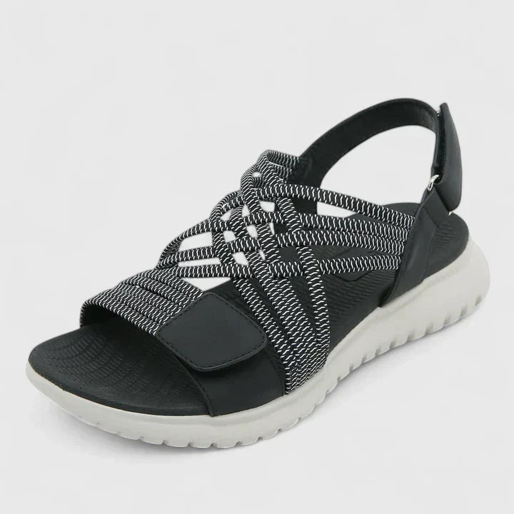 Stina | Fotriktiga Ortopediska Sandaler med Bred Tåbox