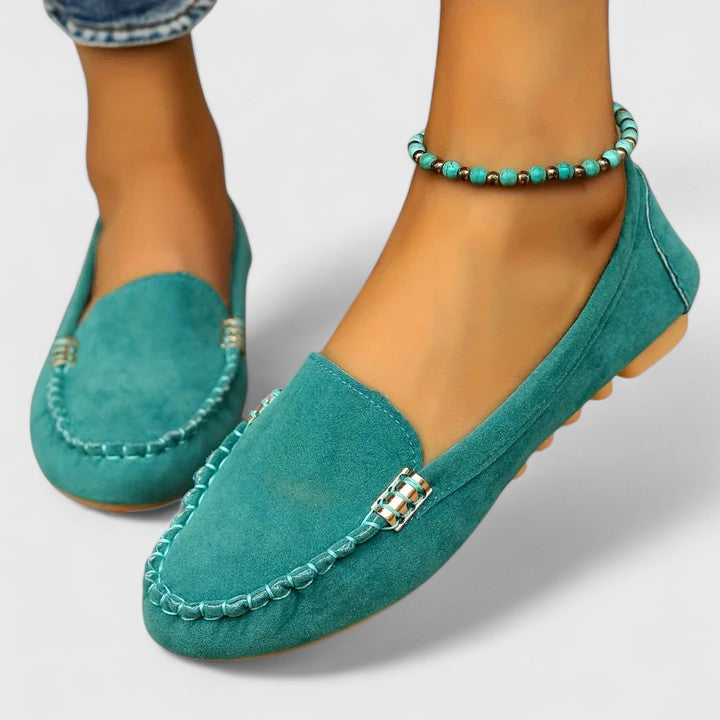 Karin | Ortopediska Loafers med Metalldetalj