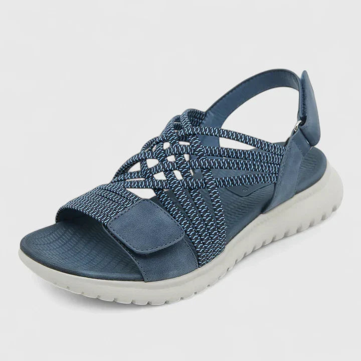 Stina | Fotriktiga Ortopediska Sandaler med Bred Tåbox