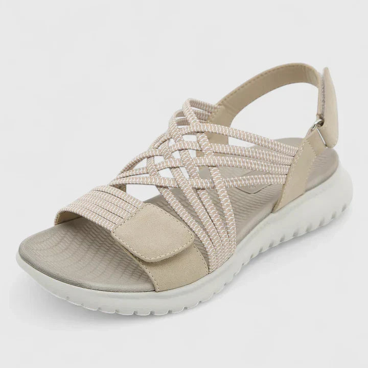 Stina | Fotriktiga Ortopediska Sandaler med Bred Tåbox