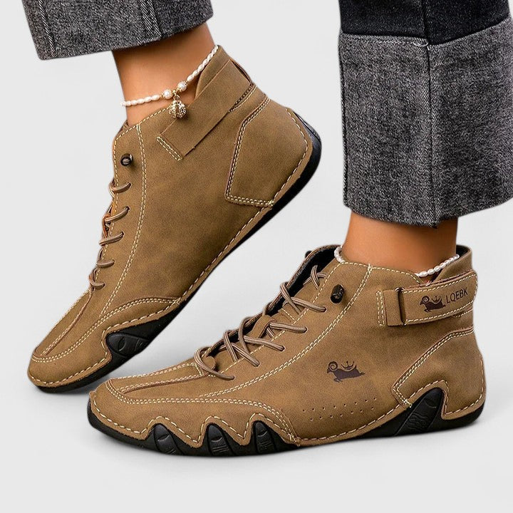 Pernilla | Ortopediska Knähöga Boots med Snörning