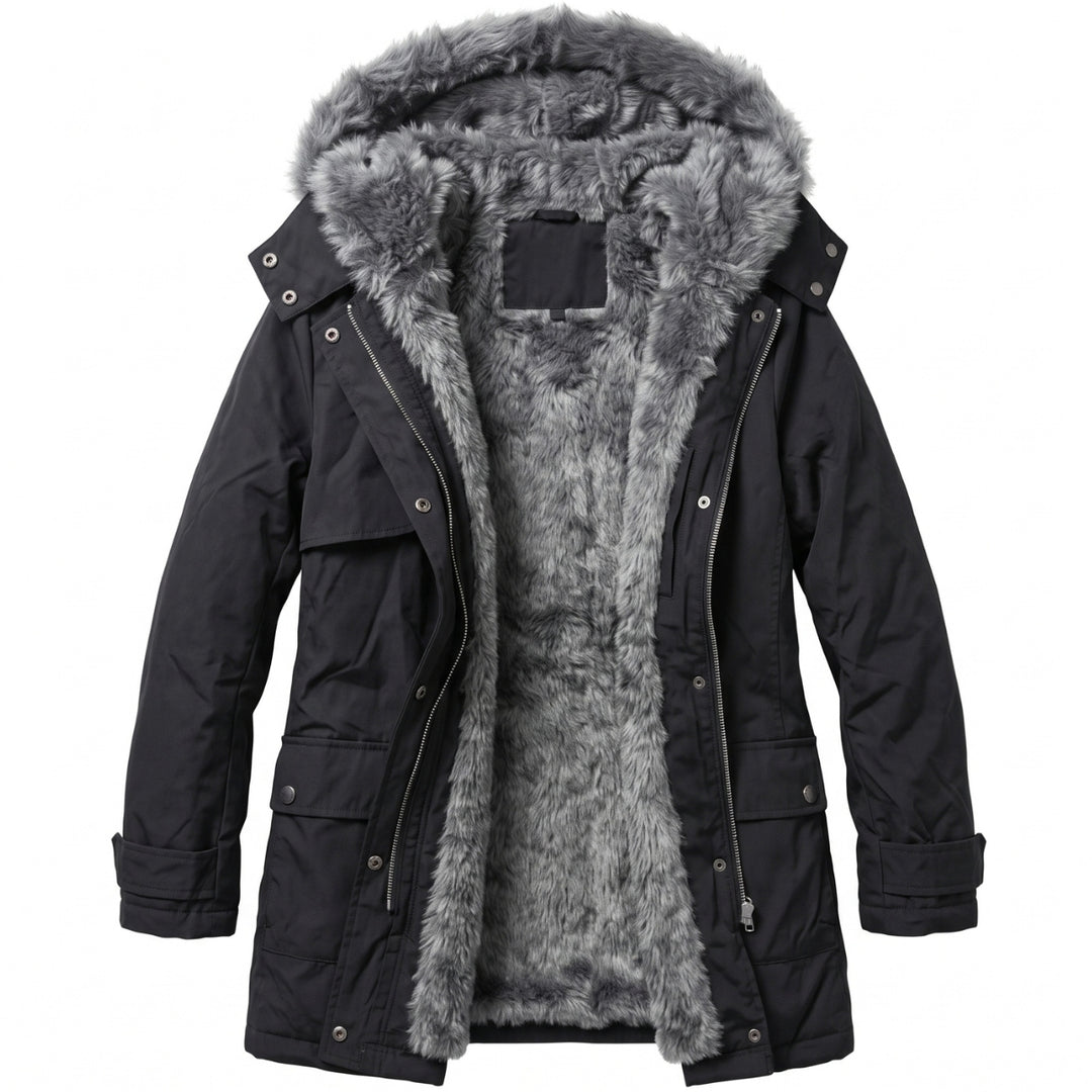 Tailored Hooded Winter Parka - Belinda