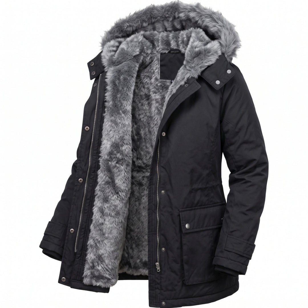 Tailored Hooded Winter Parka - Belinda