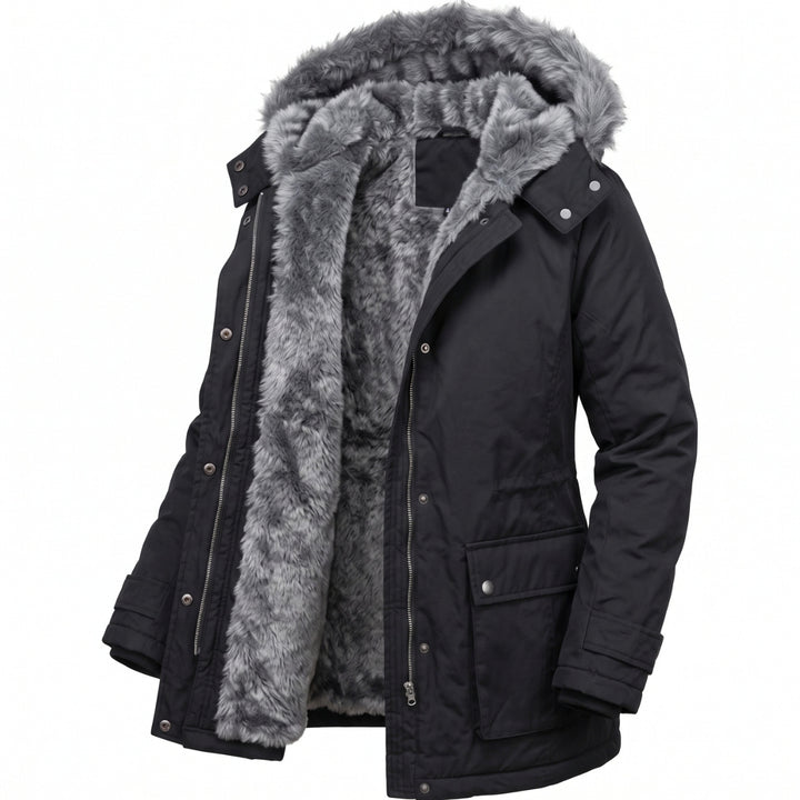 Tailored Hooded Winter Parka - Belinda