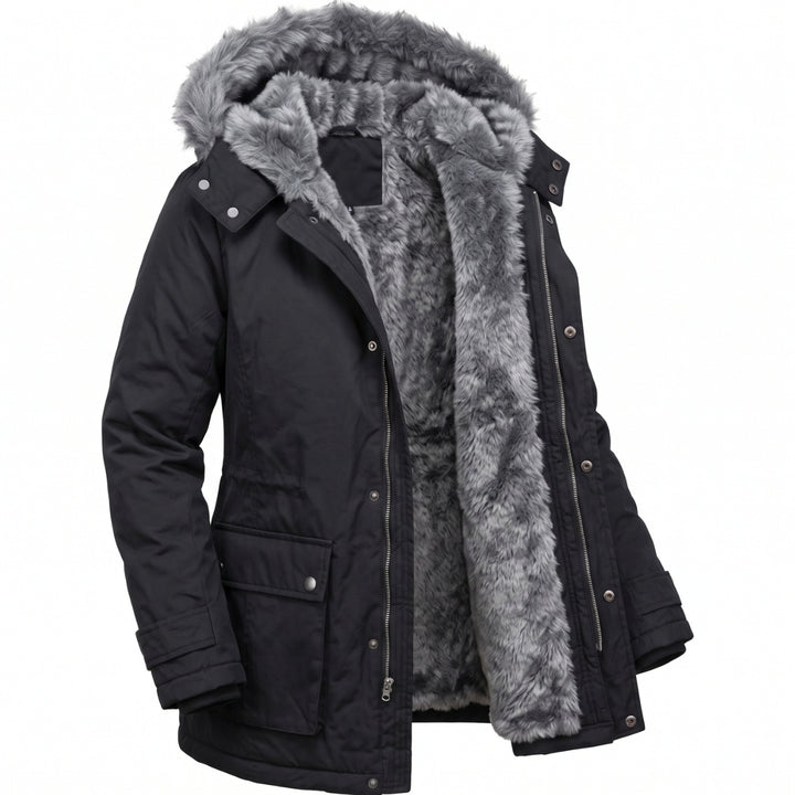 Tailored Hooded Winter Parka - Belinda