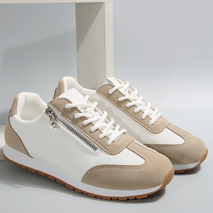 Ebba | Bekväma Sneakers med Diskret Upphöjd Sula
