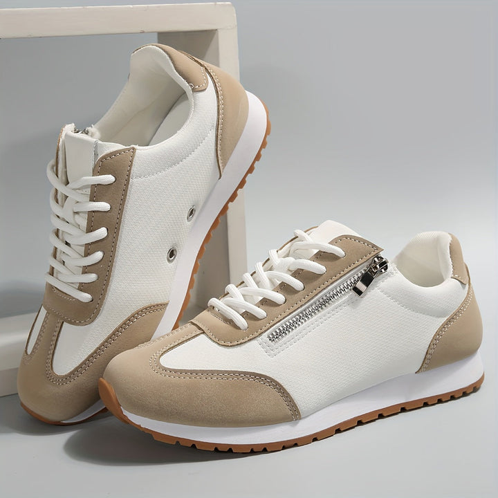 Ebba | Bekväma Sneakers med Diskret Upphöjd Sula