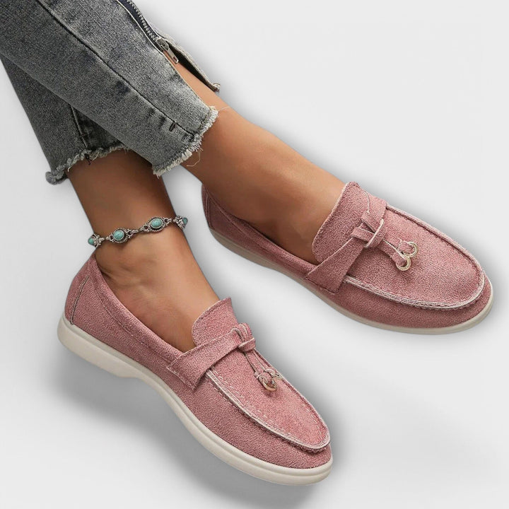 Sanna | Klassiska Loafers med Flexibel Sula