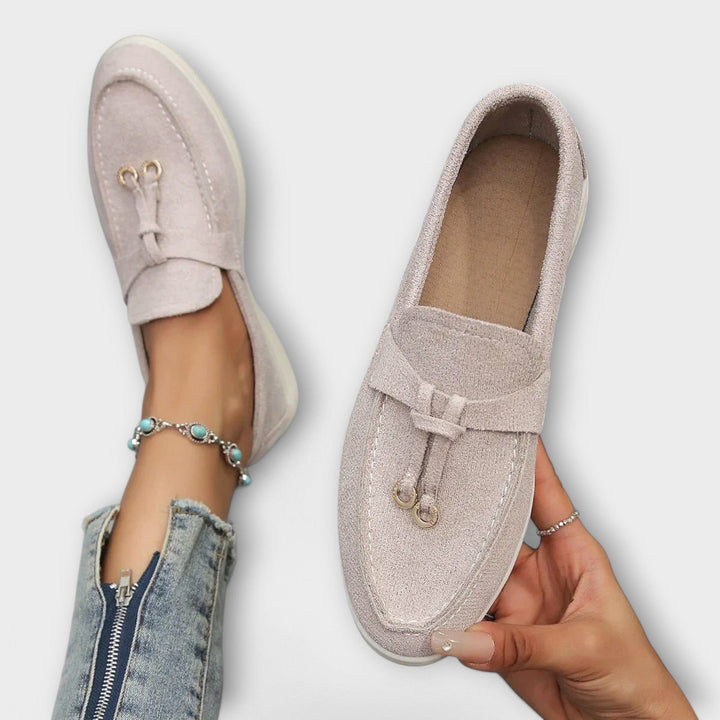 Sanna | Klassiska Loafers med Flexibel Sula