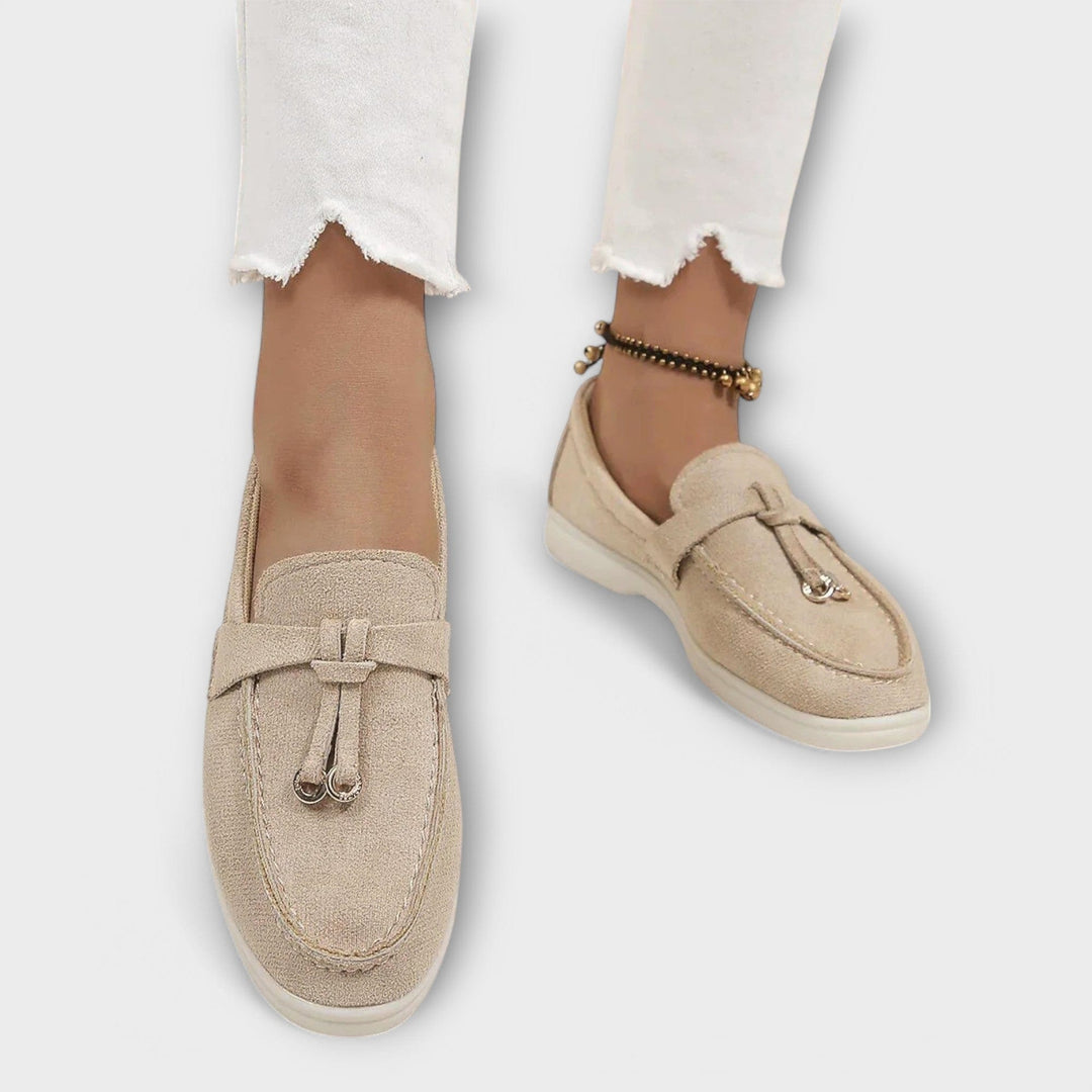 Sanna | Klassiska Loafers med Flexibel Sula
