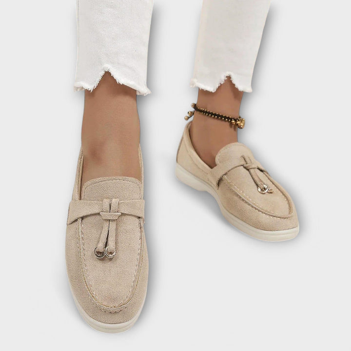Sanna | Klassiska Loafers med Flexibel Sula