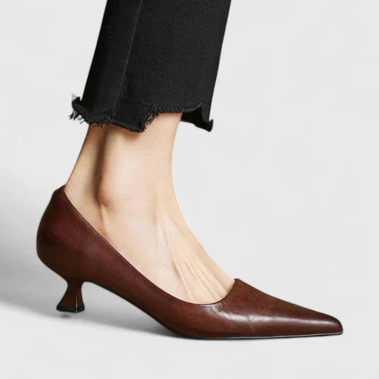 Elin | Stabila Ortopediska Klackskor för Kontor och Fest