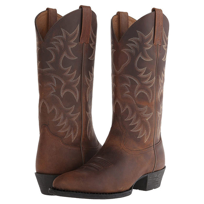 Broderade Cowboystövlar med Klack