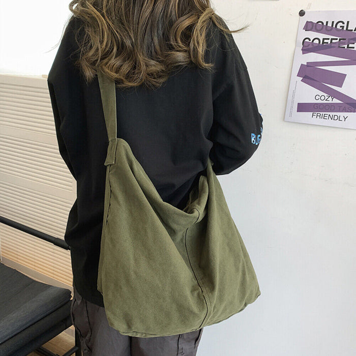 Rymlig Crossbodyväska med Mjuk Yta